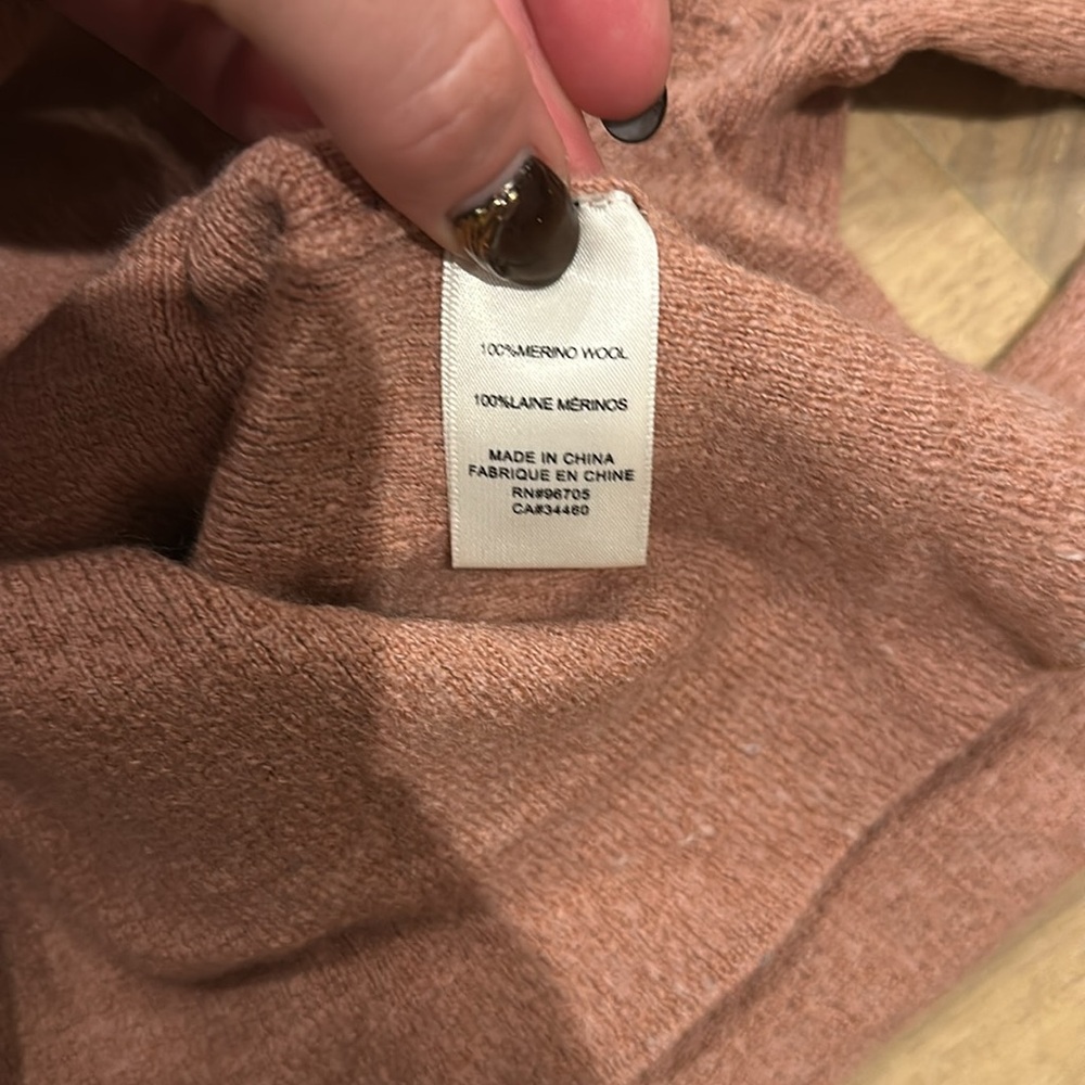 Rebecca Taylor Wool Cropped Sweater Medium - Picture 3 of 4